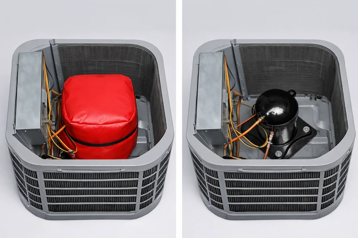 Reduce air conditioner noise with an AC sound blanket
